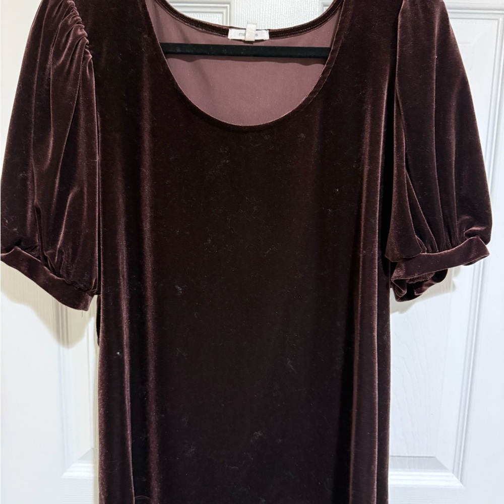 Maurices Velvet Blouse